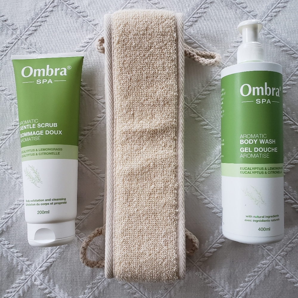 Bath and shower products.